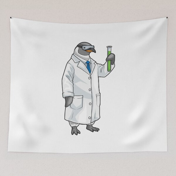 Item preview, Penguin Scientist Test tube Laboratory designed and sold by Snabdesign84.