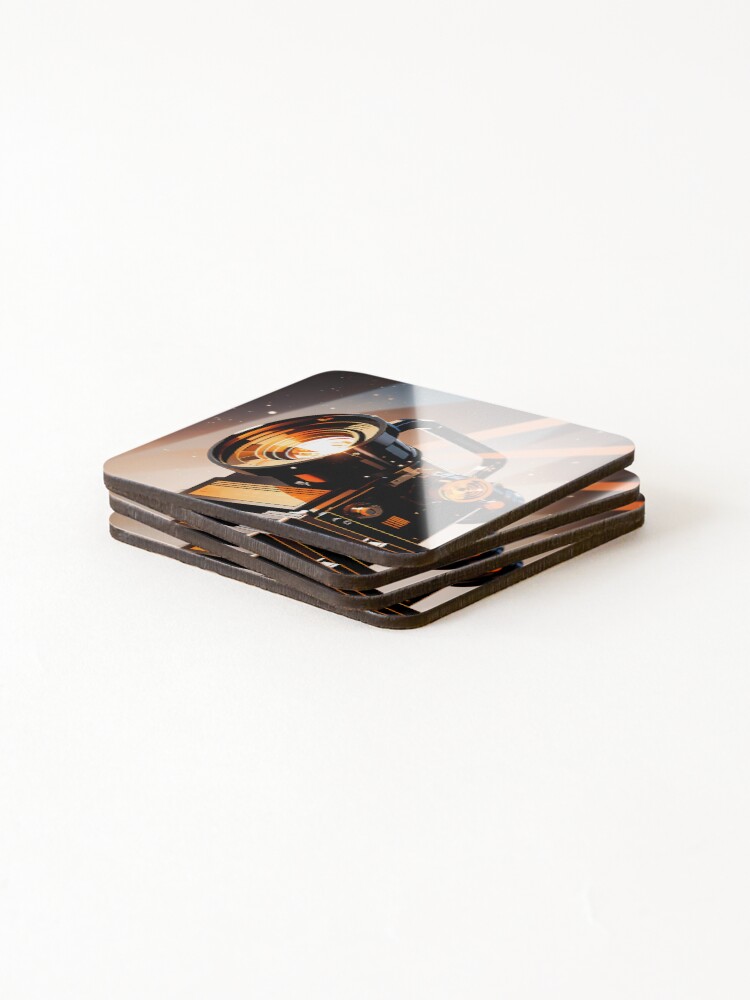 Thumbnail 4 of 5, Coasters (Set of 4), Retro Projection Cinema designed and sold by Cine8.