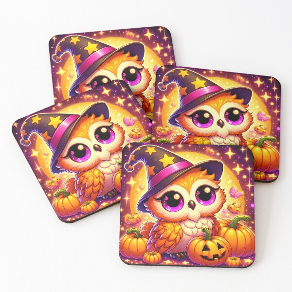Item preview, Enchanting Owl & Pumpkin designed and sold by Jbl55.
