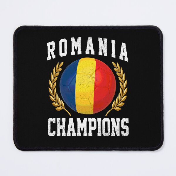 Item preview, SOCCER BALL FLAG CHAMPIONS - ROMANIA - Fans and Teams for Men and Women T-shirt designed and sold by wallsandpatts.
