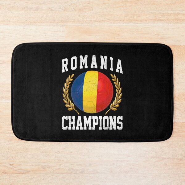 Item preview, SOCCER BALL FLAG CHAMPIONS - ROMANIA - Fans and Teams for Men and Women T-shirt designed and sold by wallsandpatts.