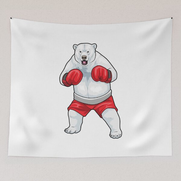 Item preview, Polar bear Boxer Boxing gloves Boxing designed and sold by Snabdesign84.