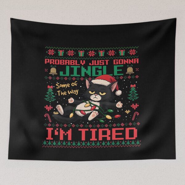 Item preview, I'm The of Probably Jingle Retro Vintage Way Gonna Just Some Classic Tired designed and sold by StacyBattleArt.