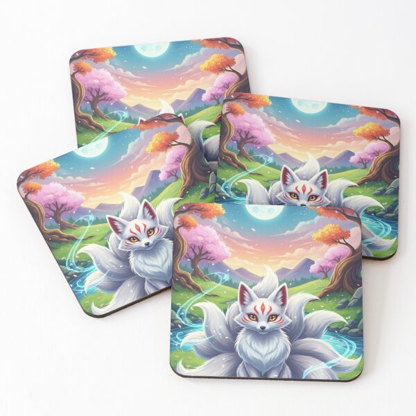 Item preview, Kitsune's Moonlit Blossom Realm designed and sold by FoxVibes.