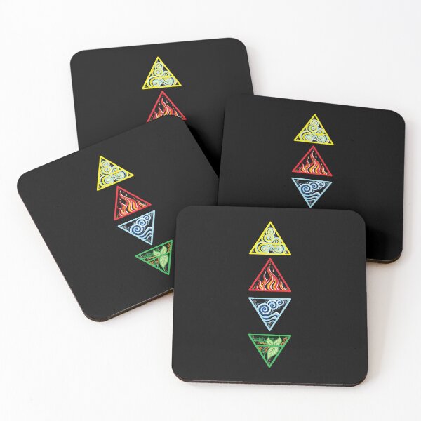Item preview, Four Elements Vertical Symbols - Air, Fire, Water, Earth designed and sold by SheeArtworks.