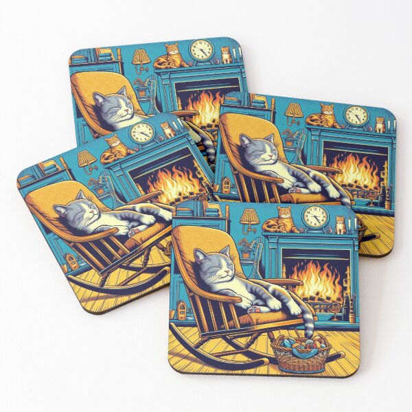 Item preview, Cute cat sleeping designed and sold by Dogandesighn.