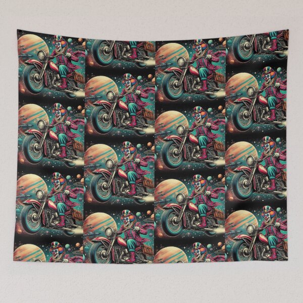 Item preview, Clown motorcycle riding designed and sold by Dogandesighn.
