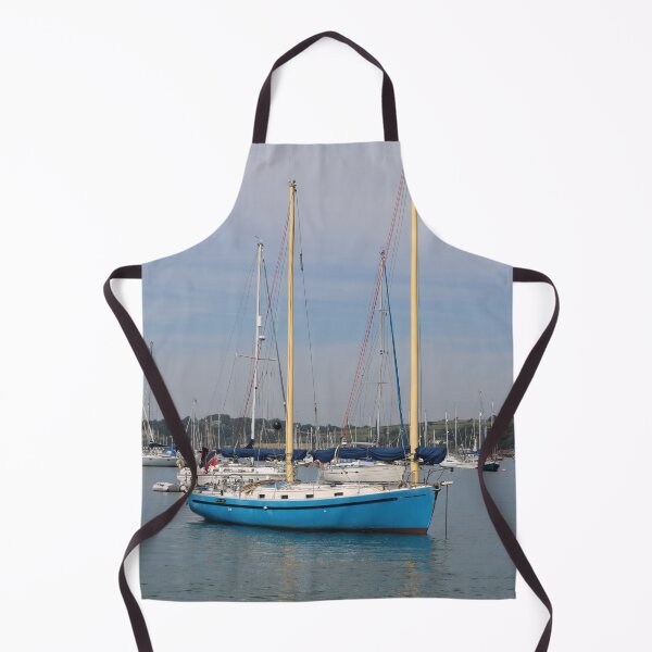 Item preview, Blue Yacht on Blue Water designed and sold by Michaela Perryman.