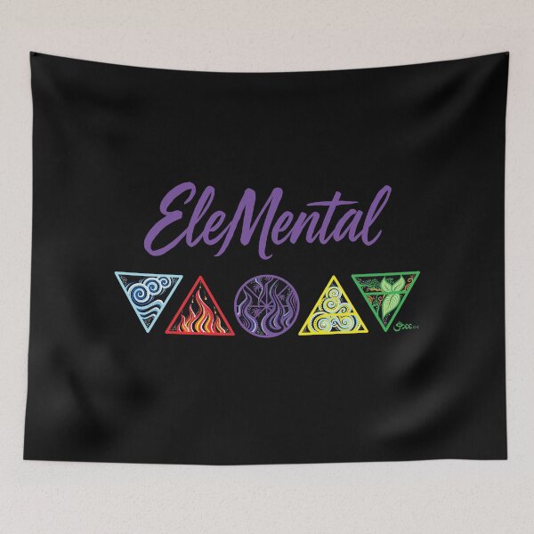 Item preview, "EleMental" Five Elements - Air, Fire, Water, Earth & Ether designed and sold by SheeArtworks.