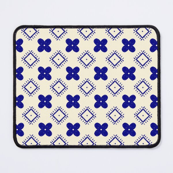 Item preview, Block Print - Indigo and Cream designed and sold by MichaelStipends.