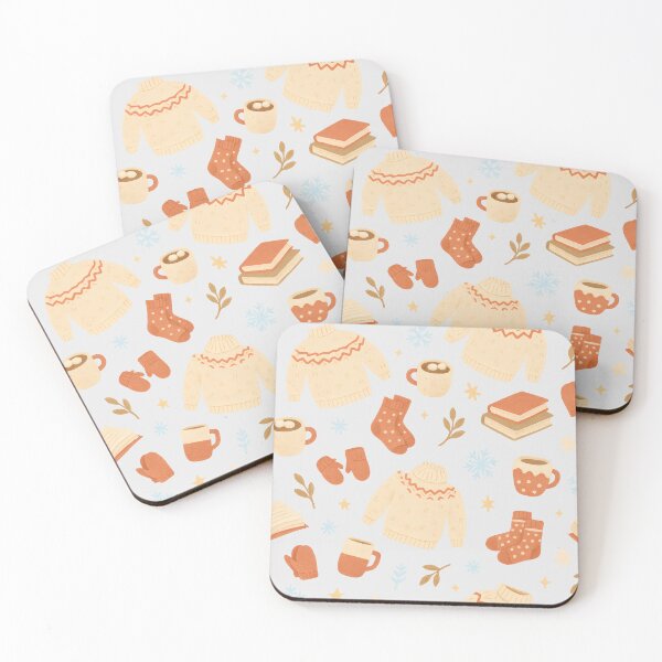 Item preview, Cozy Winter Hygge Seamless Pattern designed and sold by Ombrya.