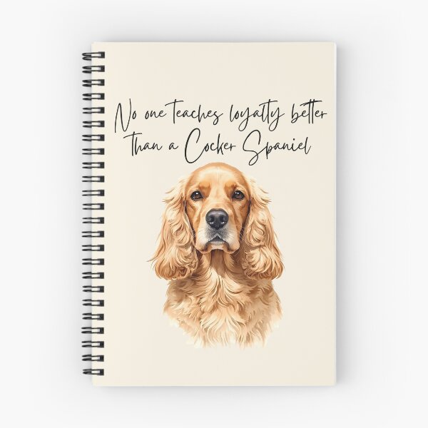 Item preview, Golden Cocker spaniel Loyal designed and sold by MoonMonkeyNbear.