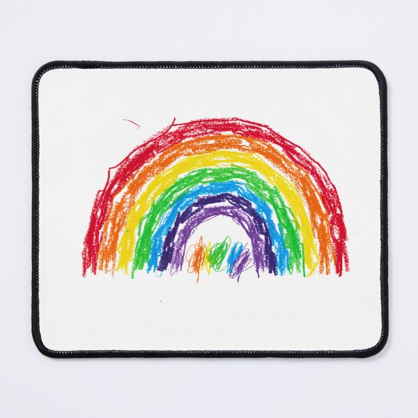 Item preview, Child’s Crayon Rainbow – Whimsical Hand-Drawn Art designed and sold by Kavya Art.