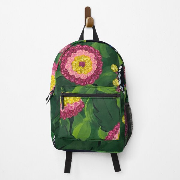 Item preview, Josh’s Butterfly and Lantanas, Acrylic butterfly and floral artwork. designed and sold by AshleyCasperArt.