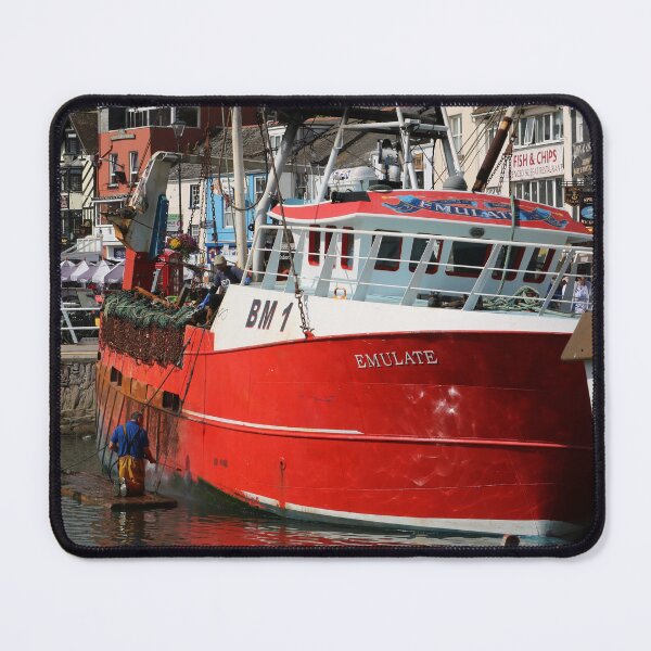 Item preview, Repainting a Fishing Boatin Brixham Harbour designed and sold by Michaela Perryman.