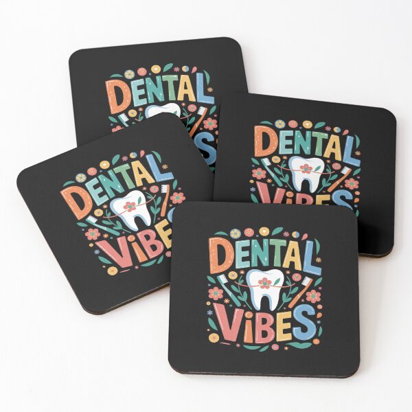 Item preview, Dental Vibes Flowers Men Women Dental hygienist Dentists designed and sold by HuValverdeArt.