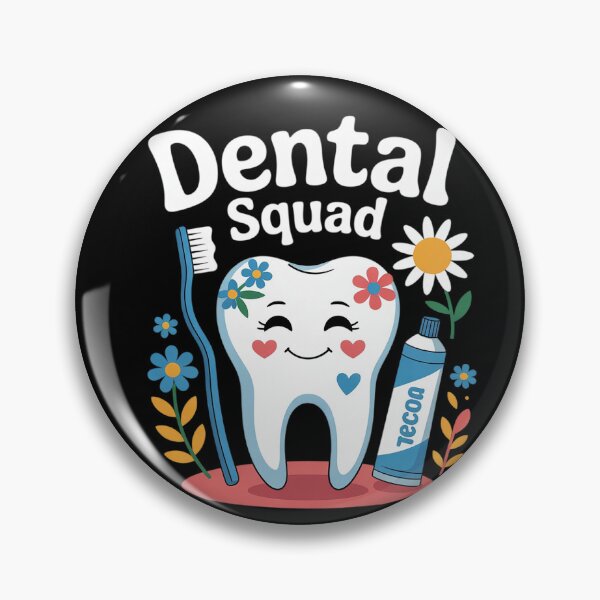 Item preview, Dental Vibes Flowers Women Dental hygienist Dentists Squad designed and sold by HuValverdeArt.