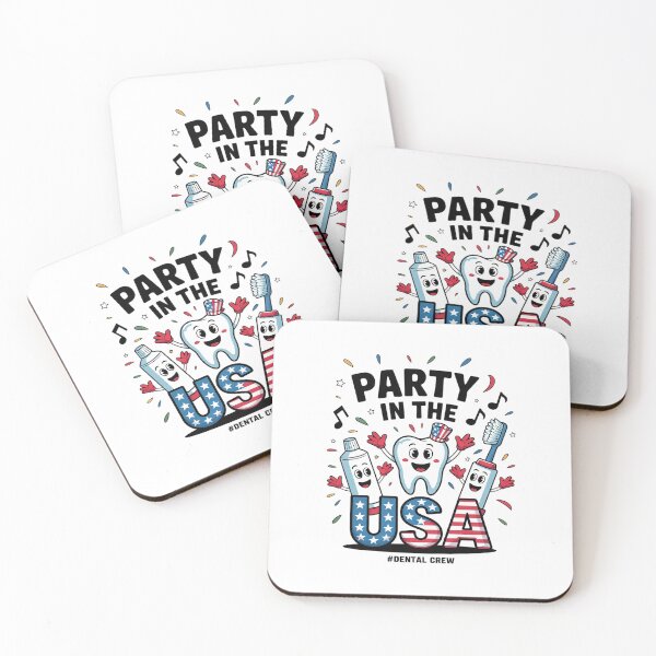Item preview, Dentist 4th of July Party In The USA Dental Crew Patriotic designed and sold by HuValverdeArt.