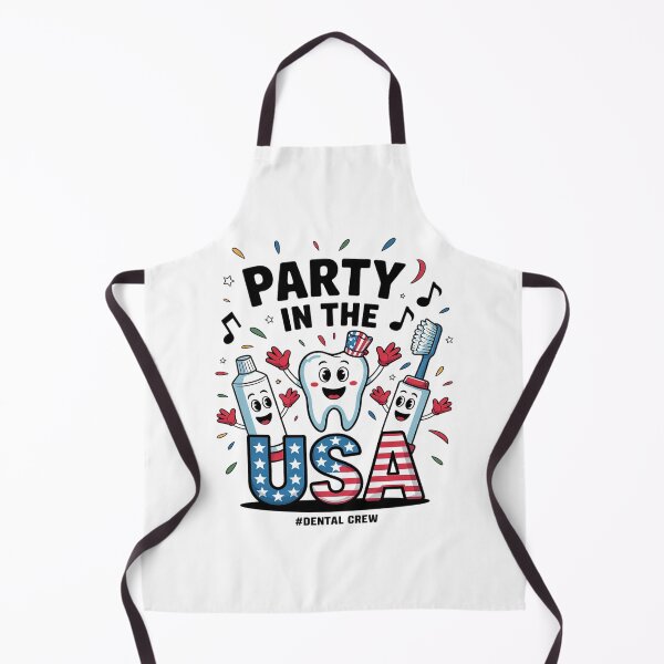 Item preview, Dentist 4th of July Party In The USA Dental Crew Patriotic designed and sold by HuValverdeArt.