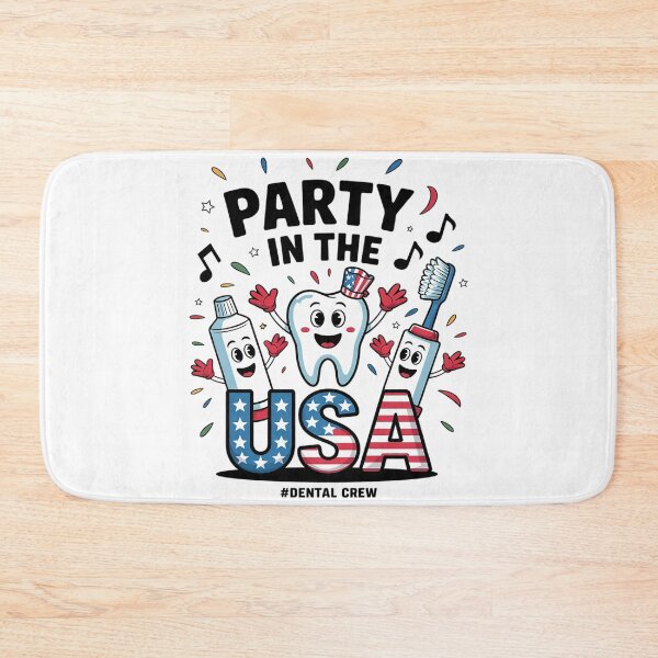 Item preview, Dentist 4th of July Party In The USA Dental Crew Patriotic designed and sold by HuValverdeArt.