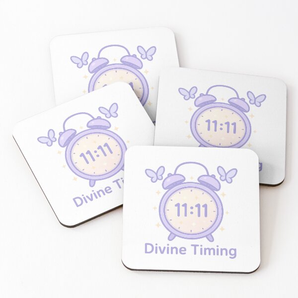 Item preview, 11:11 Wish Clock | Divine Timing Sticker | Angel Number Art | Kawaii Manifestation Art & Luck Charm designed and sold by HerDreamCodes.