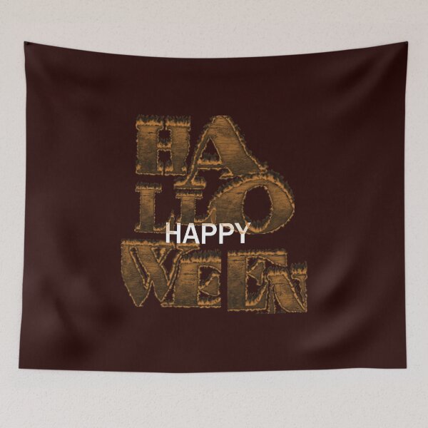 Item preview, happy halloween text art designed and sold by  Mudikeys.
