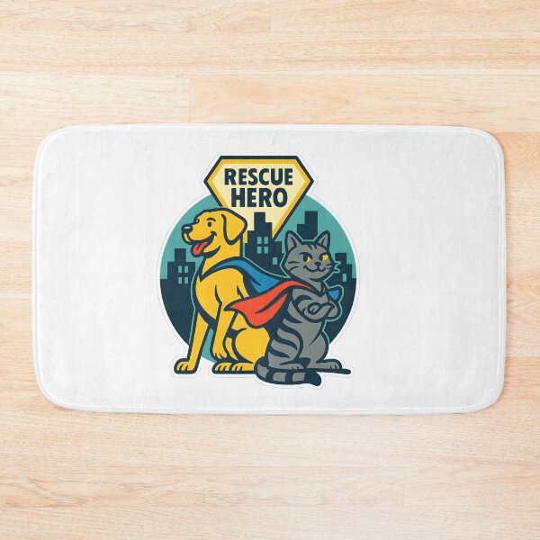 Item preview, Rescue Pet Hero – Custom Name Dog & Cat Rescue Hero Tee Sticker designed and sold by StickyGuys.