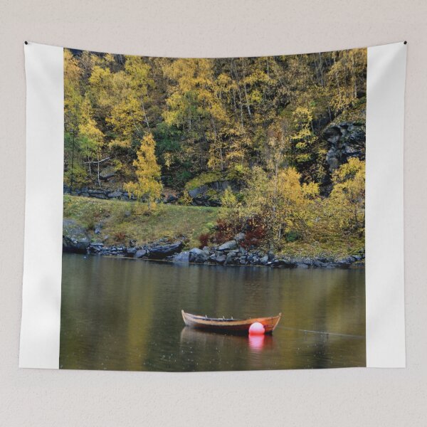 Item preview, Flam Aurlandsfjord Norwegian Fjord Norway designed and sold by AndyEvansPhotos.