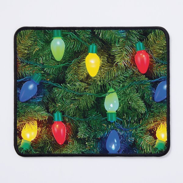Item preview, Copy of Bokeh Seamless Real Christmas Tree Camo and Printed Lights Pattern designed and sold by ChattanoogaTee.