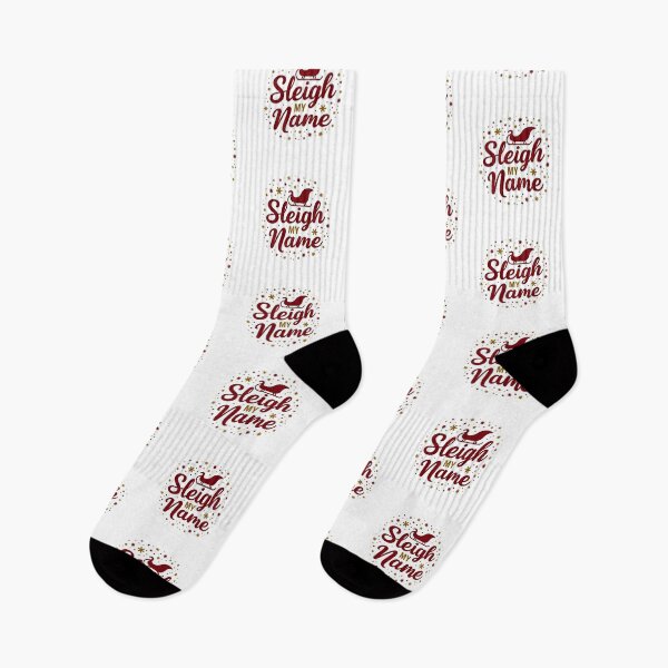 Item preview, Sleigh My Name | Funny Christmas Pun Quote designed and sold by Katedesignz.