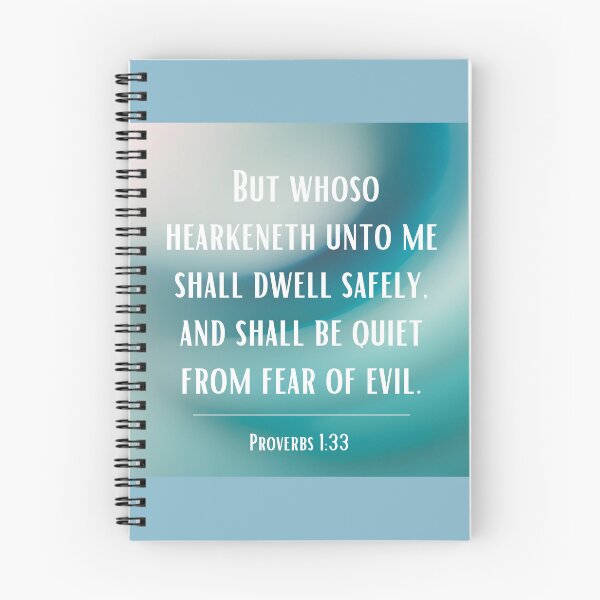 Item preview, Proverbs 1:33 designed and sold by Undonemadenew.