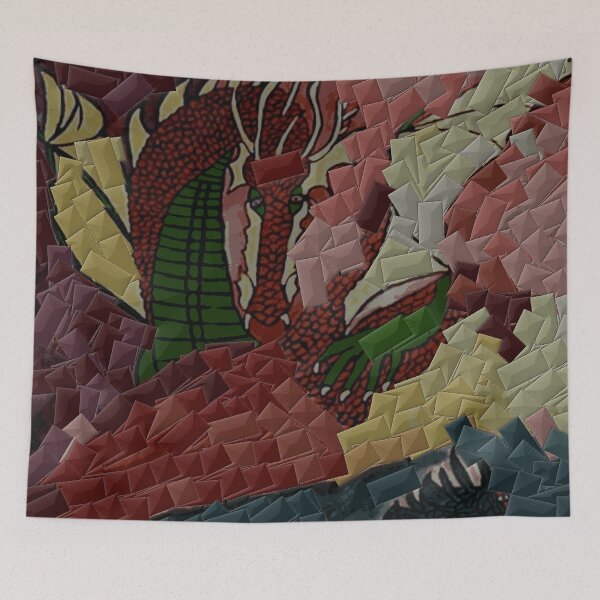Item preview, Fire and Water Dragon I designed and sold by Gluecknika.