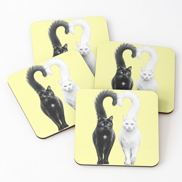 Item preview, Yin and Yang Feline Love designed and sold by ifundesign.