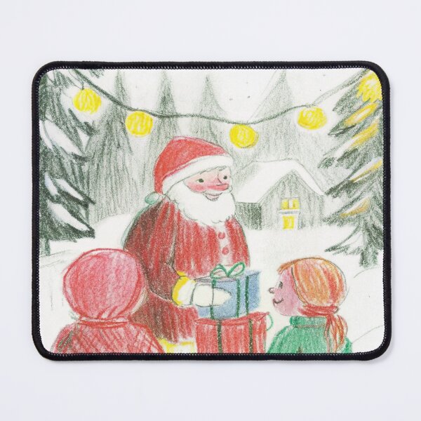 Item preview, Santa Claus, Christmas holidays, Christmas atmosphere, Christmas tree, toys, sharing, children, mountain designed and sold by Redbdon.