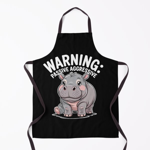 Aperçu de l'œuvre Avertissement : Humour passif-agressif Hippo4 créée et vendue par KonstanKoraner.