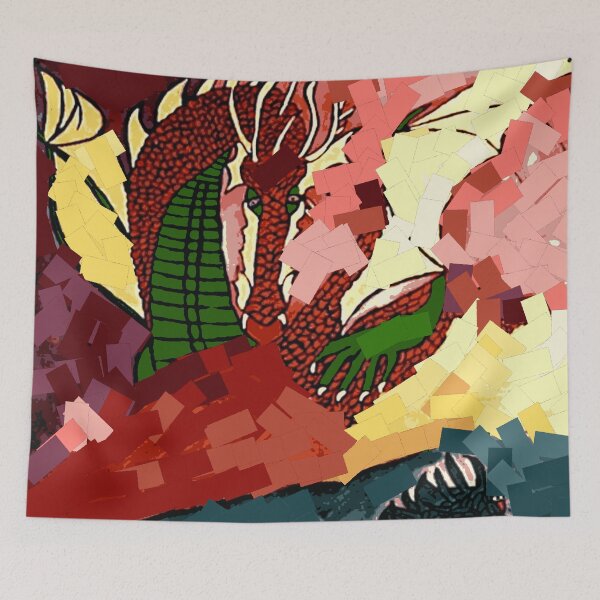 Item preview, Fire and Water Dragon II designed and sold by Gluecknika.