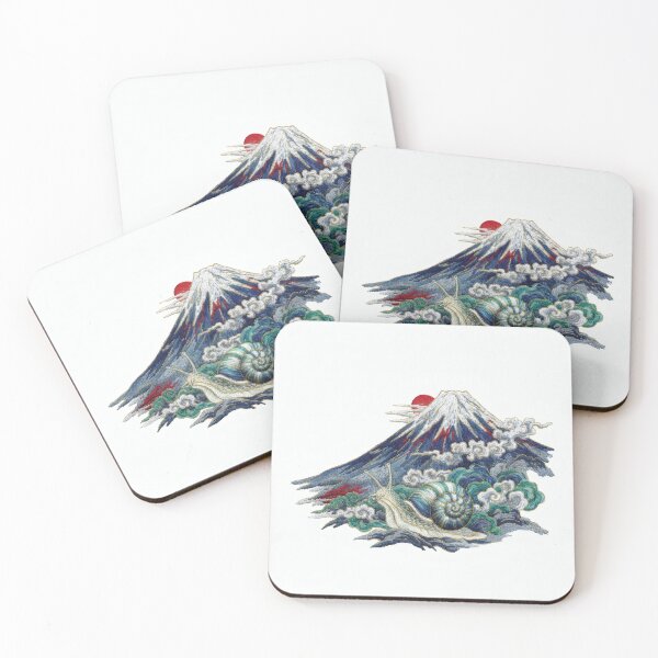 Item preview, Snail to Fuji — A Haiku in Thread designed and sold by daromi.