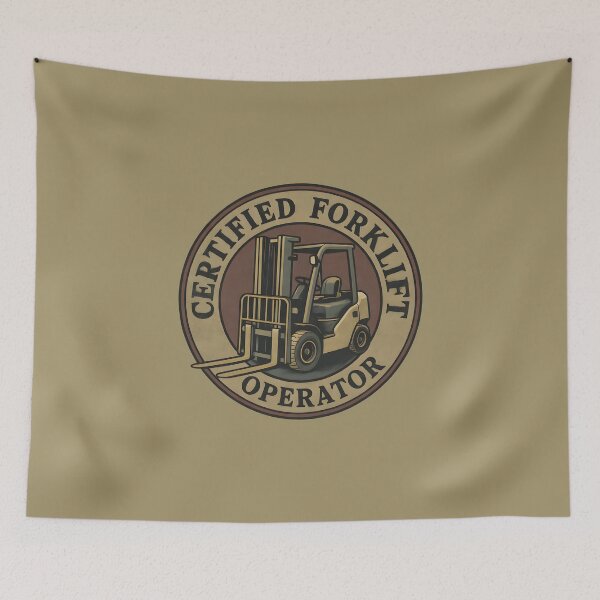 Item preview, Certified Forklift Operator Funny Forklift Retro Vintage Coworker Men Father's day  designed and sold by MouDantArts.