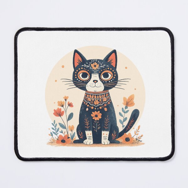 Item preview, Day of the Dead kitty. designed and sold by Lufshak.