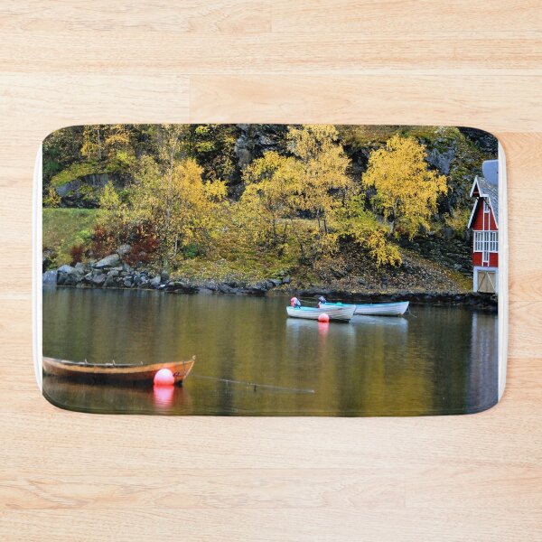 Item preview, Flam Aurlandsfjord Norwegian Fjord Norway designed and sold by AndyEvansPhotos.