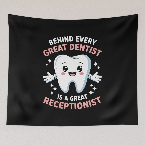Item preview, Dentistry Women Tooth Dental Receptionist designed and sold by HuValverdeArt.