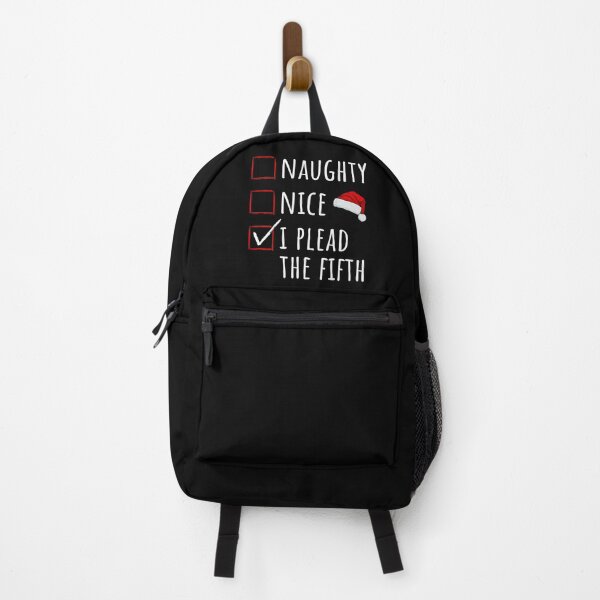 Item preview, Christmas Time - Naughty Nice I Plead The Fifth I designed and sold by Lemon Pepper.