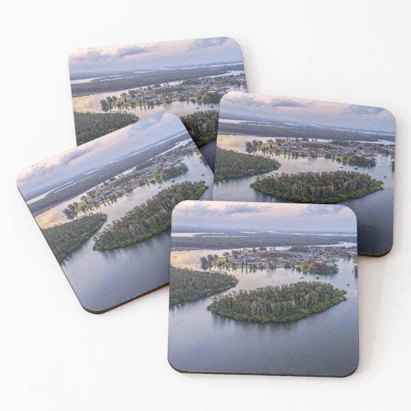 Item preview, Aerial view of Forster on the Mid North Coast  designed and sold by Justin Mckinney.
