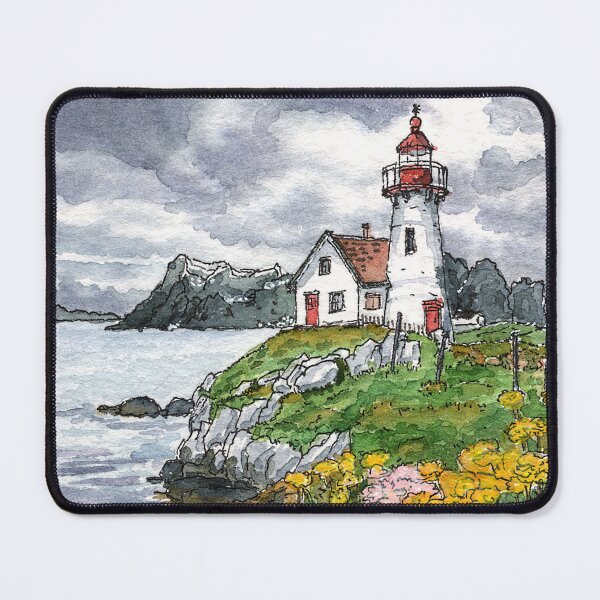 Item preview, Lindesnes Lighthouse, Norway designed and sold by mariodibuja.