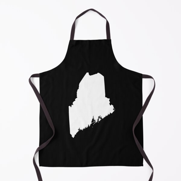 Item preview, Maine Map Silhouette – Minimal White designed and sold by Paper Drip.