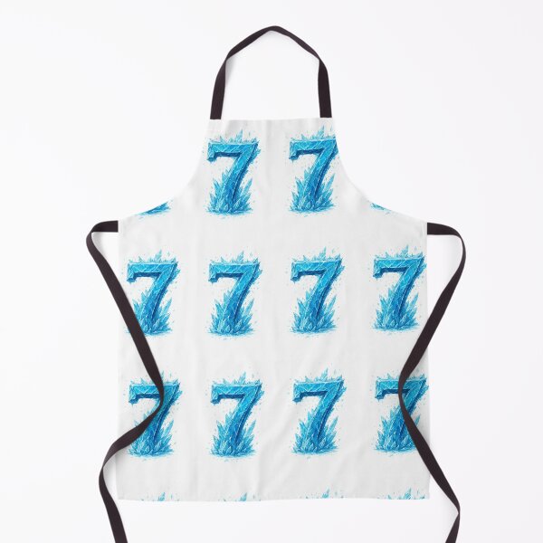 Item preview, Number Seven Frozen Ice Crystal designed and sold by LightandTruth.