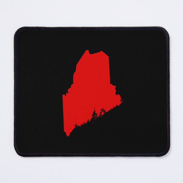 Item preview, Maine Map Silhouette – Minimal Red designed and sold by Paper Drip.