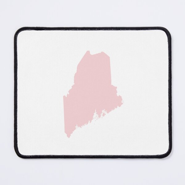 Item preview, Maine Map Silhouette – Minimal Pink designed and sold by Paper Drip.