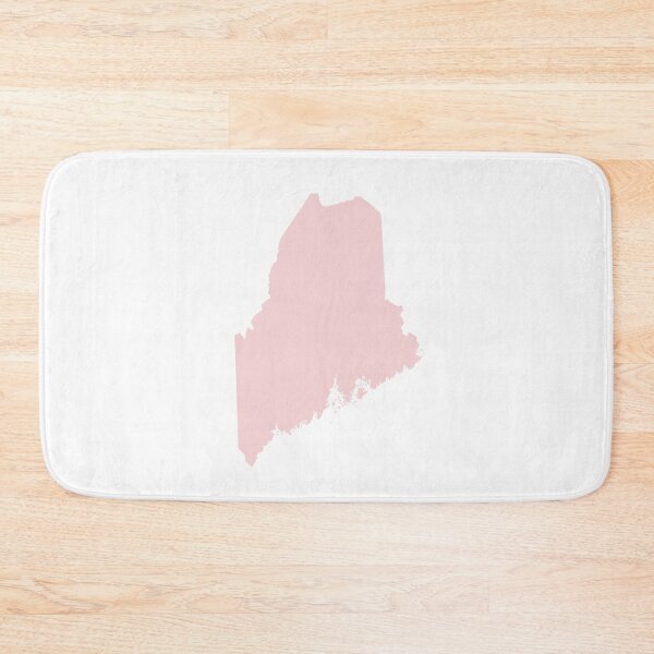 Item preview, Maine Map Silhouette – Minimal Pink designed and sold by Paper Drip.