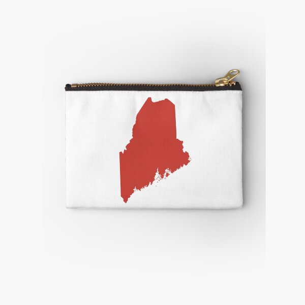 Item preview, Maine Map Silhouette – Minimal Maroon designed and sold by Paper Drip.